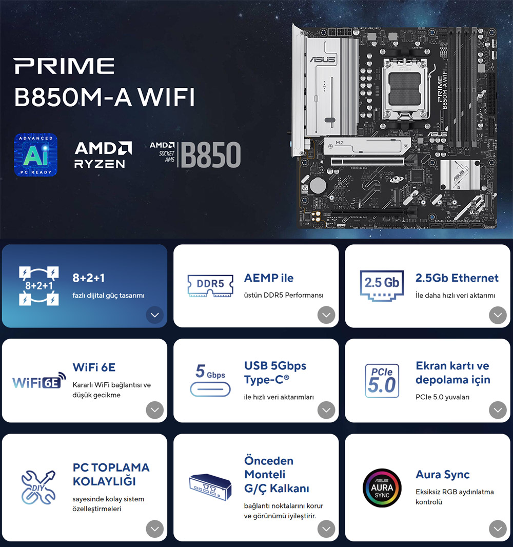 PRIME B850M-A WIFI