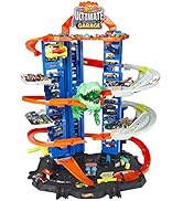Hot Wheels Robotik T-Rex Ultimate Garaj, 100'den Fazla Aracı Kolayca Saklayabilir, GJL14 (+3 Yaş )