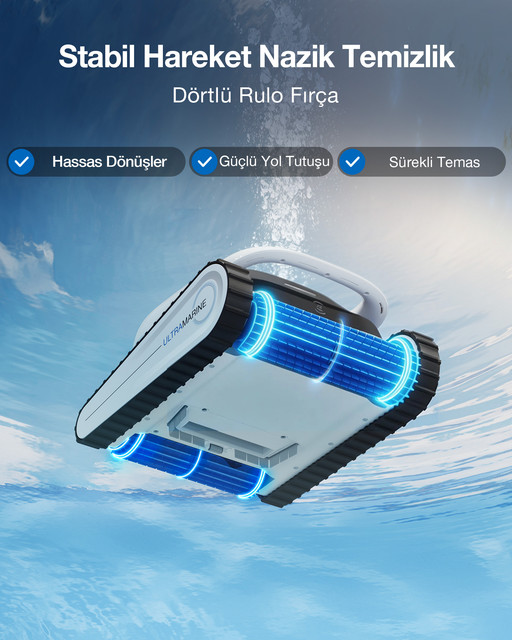 Ecovacs Ultramarine P1 Kablosuz Robotik Havuz Temizleme Fiyatı