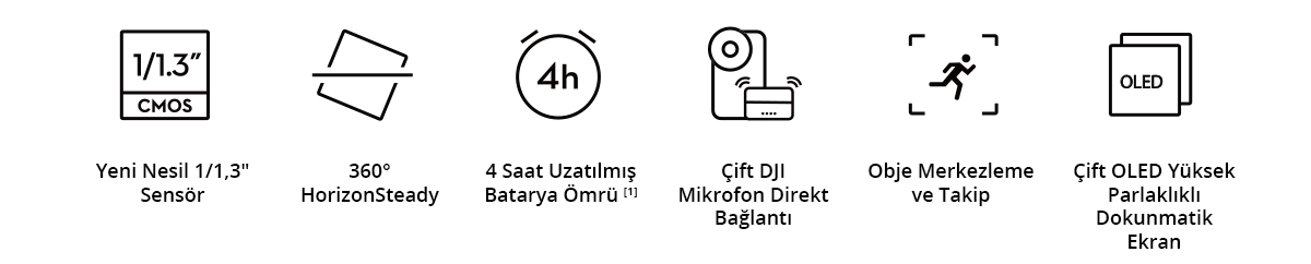 Dji Osmo Action pro 5 &Ouml;zellikleri