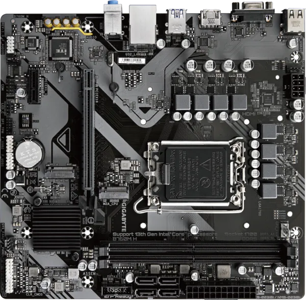 GIGABYTE B760M H DDR5 HDMI VGA MATX 1700P