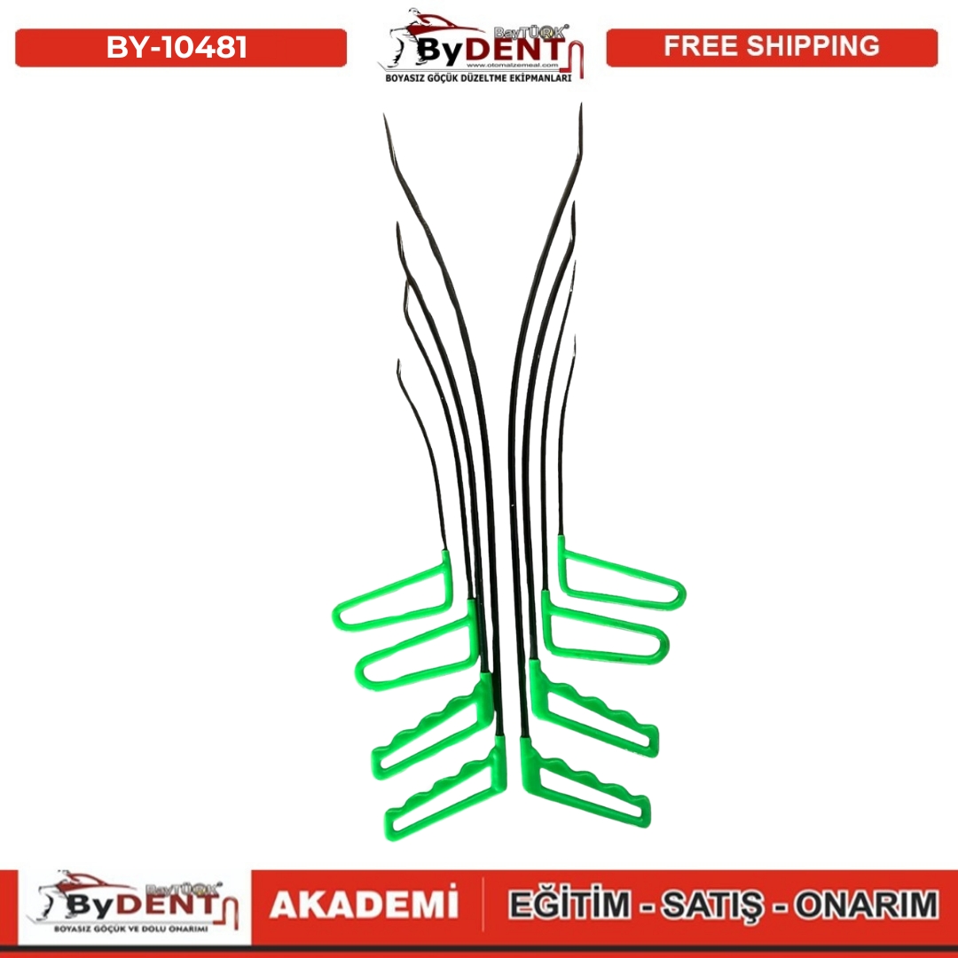 pdr, tools, göçük, düzeltme, kuşak arası, boyasız göçük, boyasız göçük düzeltme, pdr tools, otomalzemeal, bydent, göçük düzeltme ekipmanı,