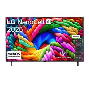 LG 65NANO90A6B 65 inç 165 cm 4K Smart TV AI Sihirli Kumanda webOS25,Uydu Alıcılı