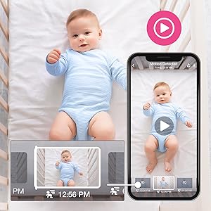 VTech, baby monitor, recording, motion events