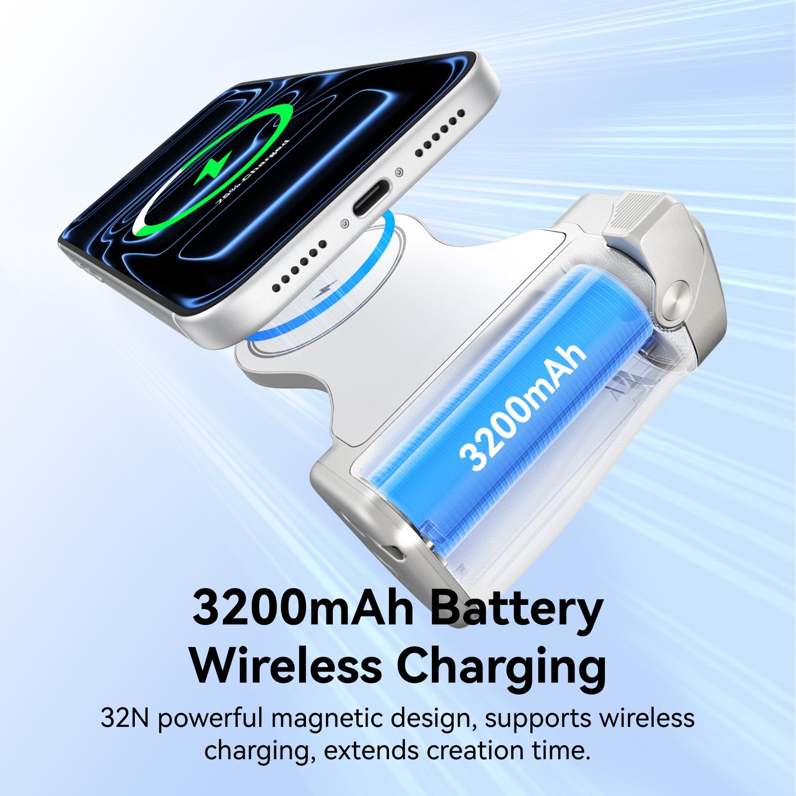 TELESIN MagSafe Pro Shot Grip (3)