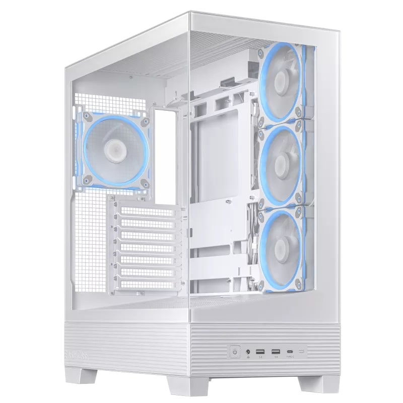 ASUS A31 PLUS TG ARGB WHITE ATX KASA