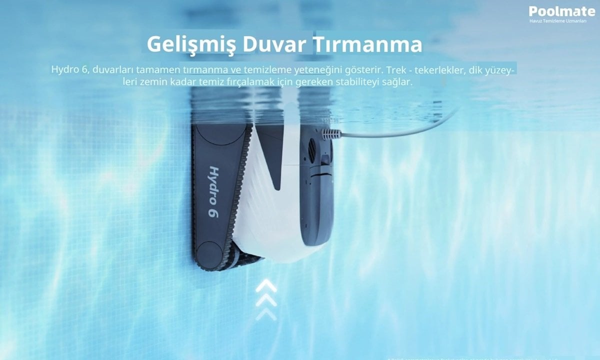 Hydro6 duvar tırmanma ve su hattı temizliği