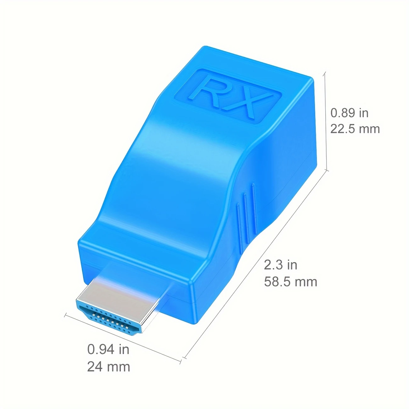 hdtvden rj45 ethernet ağ dönüştürücü genişletici adaptör, cat6/ / kablo üzerinden hdtv, hdtv için 98 ftye 1080p ses video desteği, bilgisayar, set üstü kutu, ps3/ps4, projektör, monitör - usbden güç alır, çalışma gerilimi ≤36v ayrıntılar 3