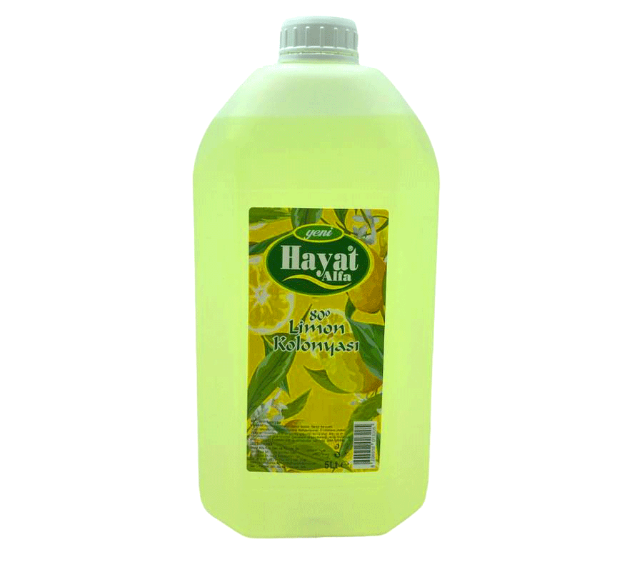 HAYAT 5LT LİMON KOLONYA BİDON (5286)