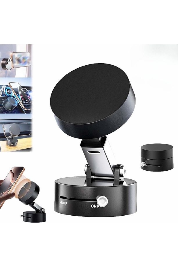 Yüksek Kalite Araç içi Magsafe Telefon Tutucu Kilitli Vakum Telefon ve Tablet Tutucu Masaüstü Stand - 1
