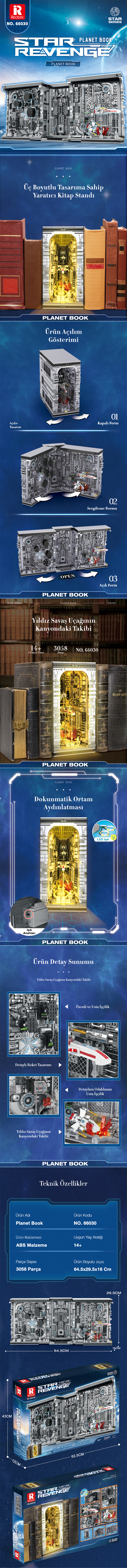 Reobrix Star Fighter Book 66030 Brick Yapım Seti
