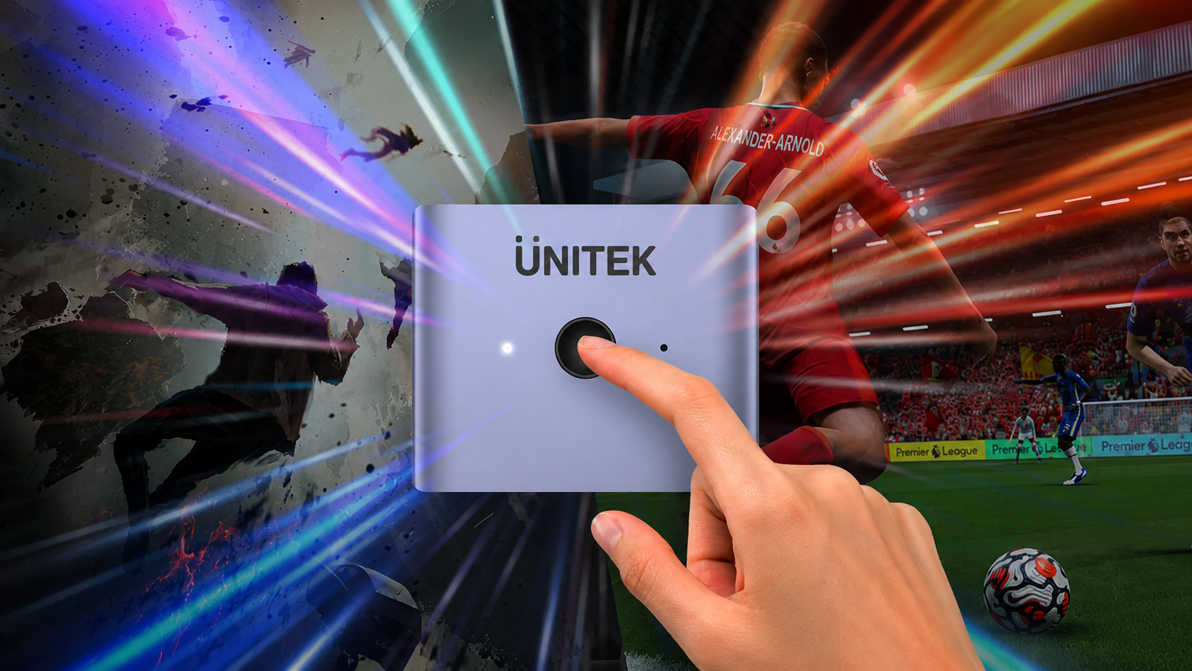 Unitek 8K DisplayPort Çift Yönlü Switch