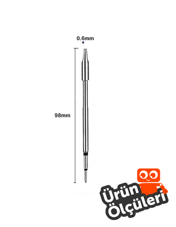 Bakon C2245-741 Shape-2.4D Havya Uç (1 Adet) Ölçüleri