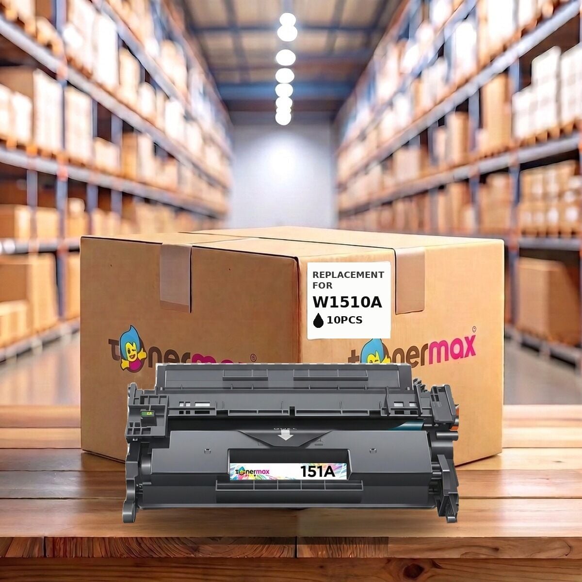 tonermax® w1510a muadil toner — 10'lu paket