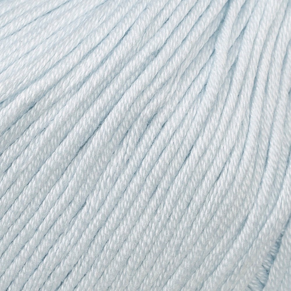 ANKAVERSE® Bebe Mavi Merserize Pamuk El Örgü İpi doku detayı