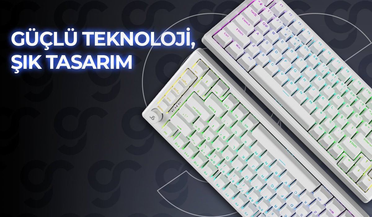 GameRaider K1 HE White Gaming Klavye H1