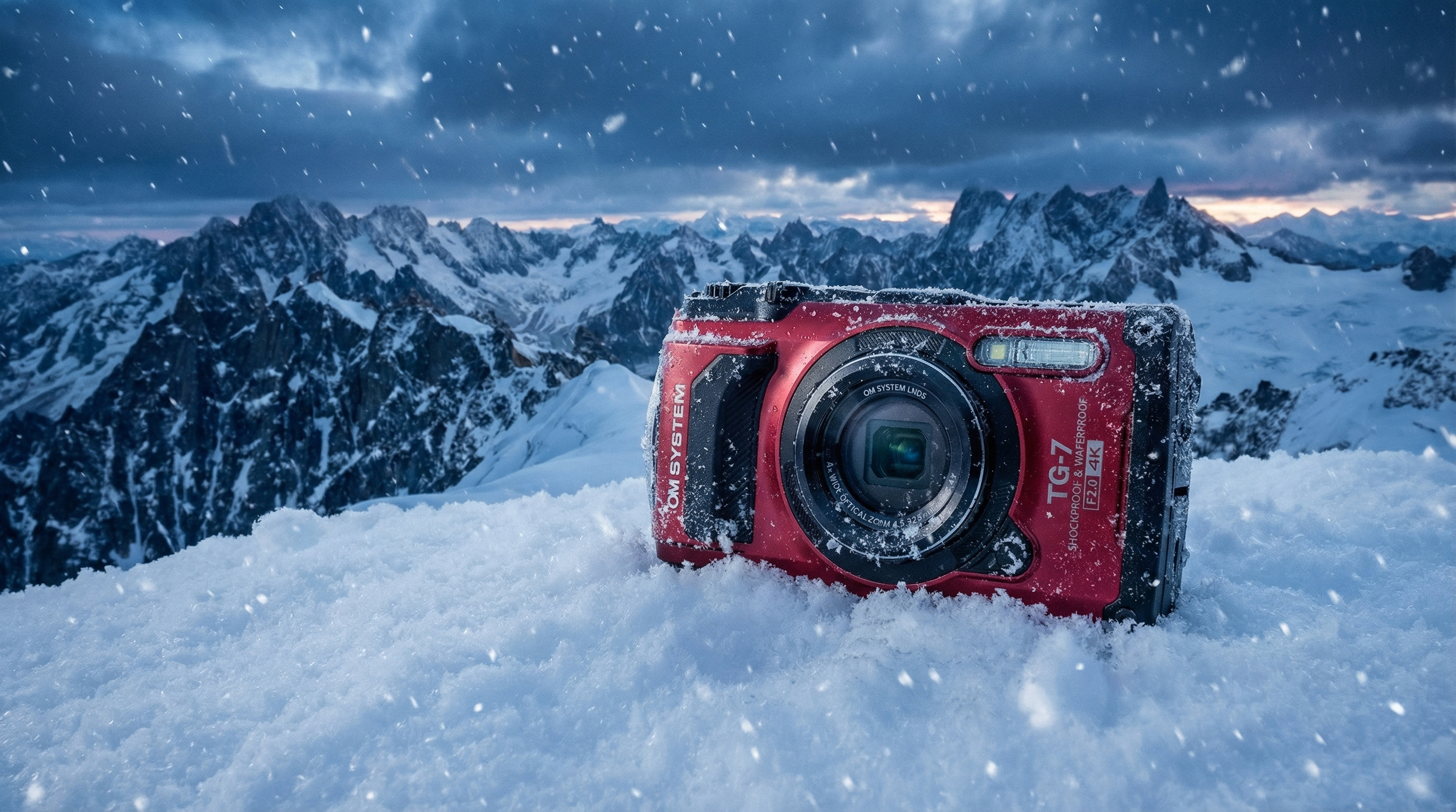 Olympus OM System TG-7 Toz ve Kum Geçirmeyen Koruyucu Yapı