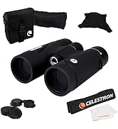 Celestron 71407 TrailSeeker ED 10 x 42 çatı prizma dürbün, tam sertleştirilmiş lensler, BaK-4 Pris...