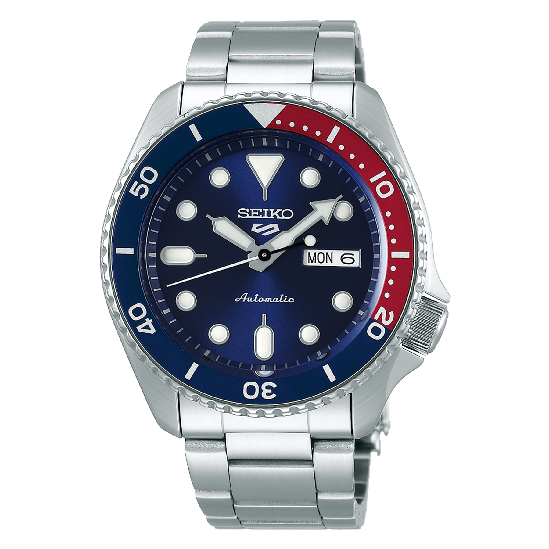 seiko 5 sport srpd53k otomatik erkek kol saati (pepsi bezel)