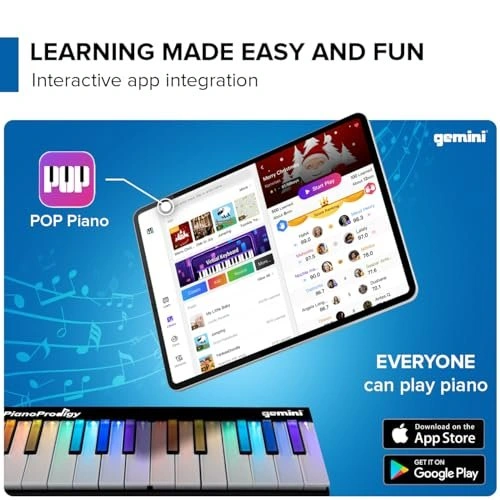 Gemini GPP-101 Expandable 24-key BT light keyboard // 1