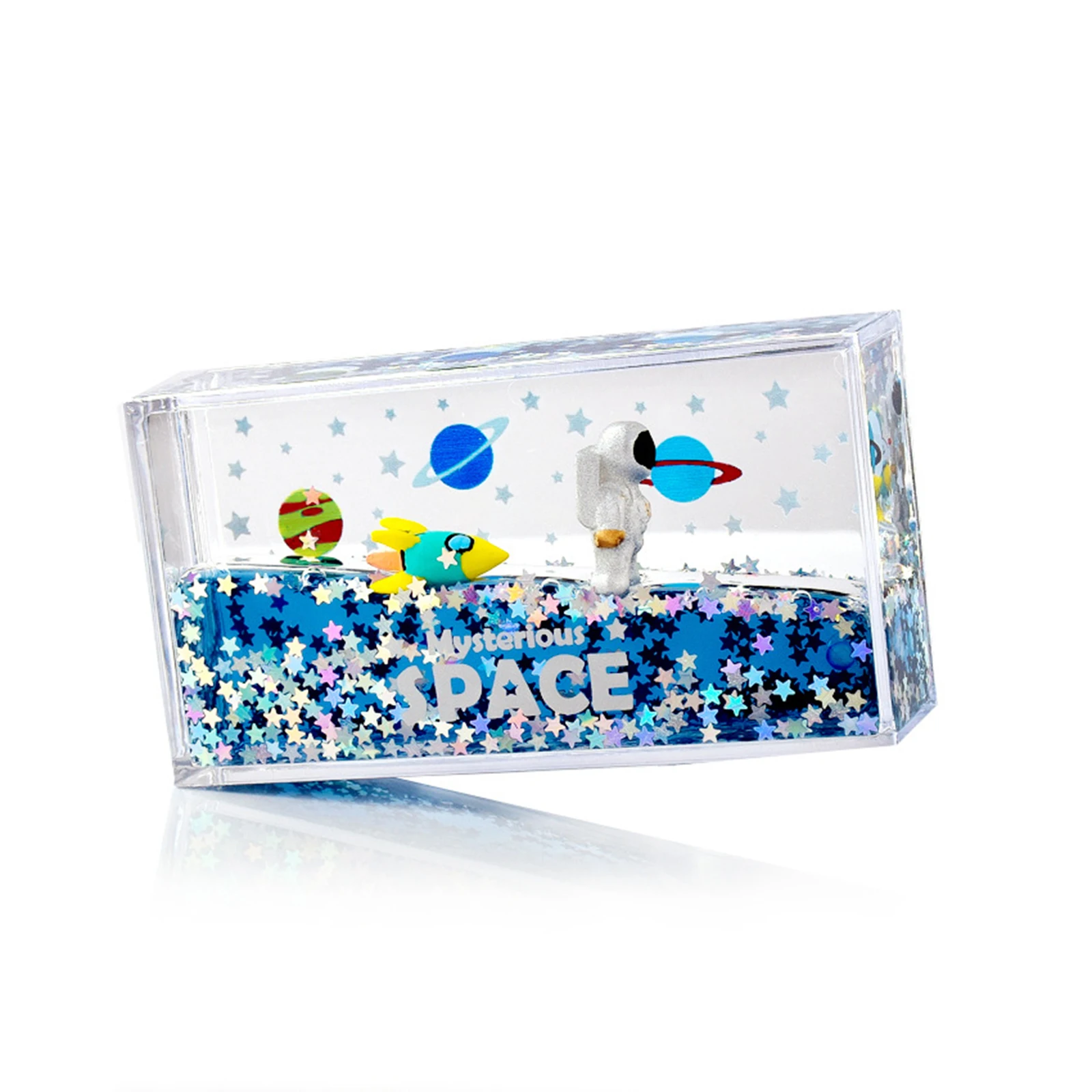 Fashion Space Astronaut Rectangle Liquid Study Room Decor Decompression