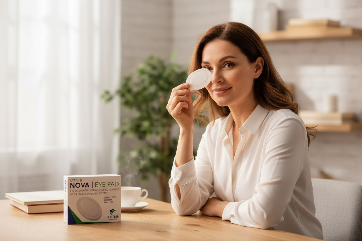 Nova Göz Pedi steril hipoalerjenik göz pedi detay görseli