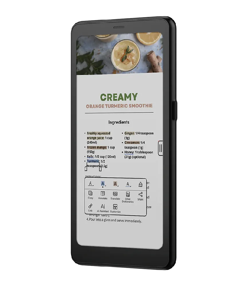 boox palma 2 pro kaleido3 renkli ekran ornek goruntu