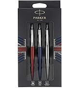 Parker Jotter Londra Trio Keşif Paketi: Tükenmez Kalem (Kraliyet Mavisi), Jel Kalem (Kırmızı Kensington) ve...