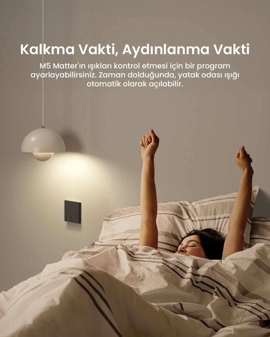 SONOFF M5 Matter Koyu Gri Akıllı Duvar Anahtarı