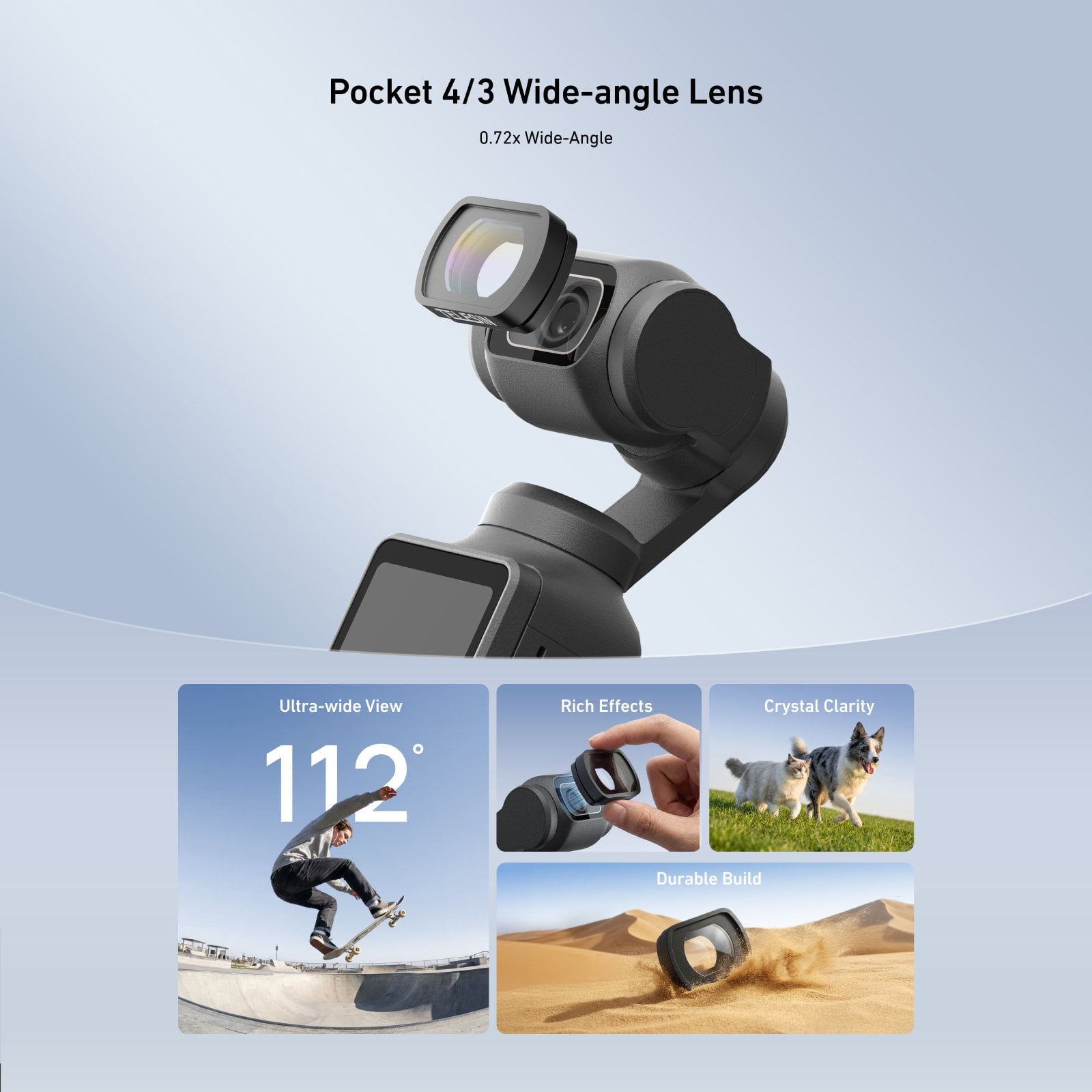 Osmo Pocket 3 Geniş Açı Lens