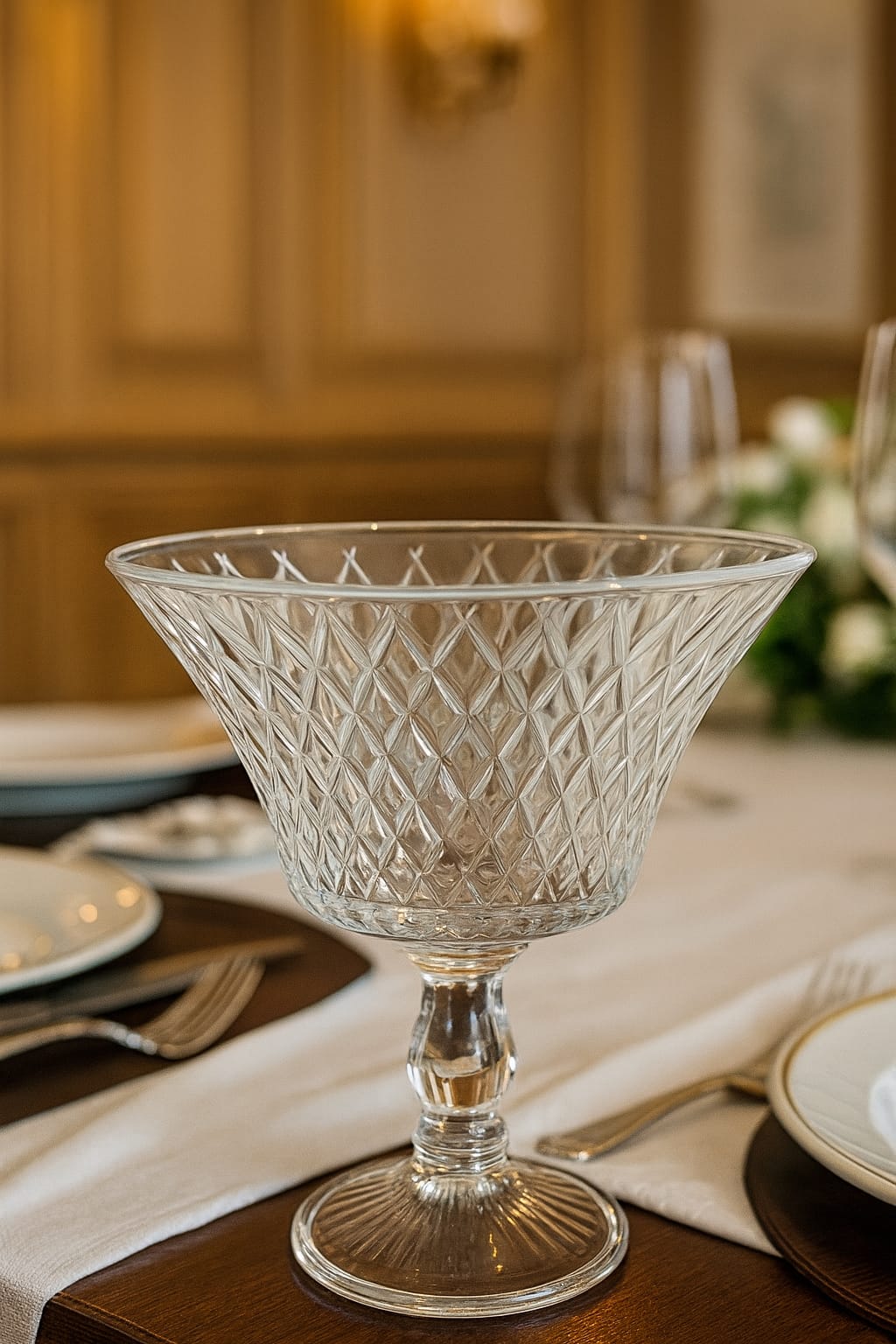 Ayaklı Cam Kase Görsel 2