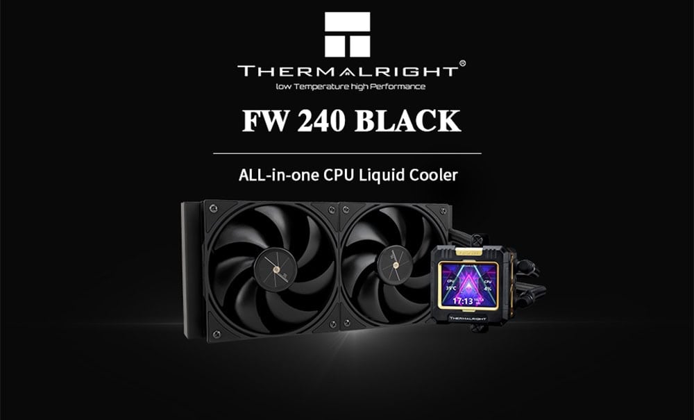 Thermalright Frozen Warframe 240 Black Soğutucu H1