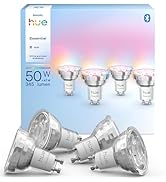 Philips Hue Essential Smart LED GU10 (4'lü Paket), Renkli ve Beyaz Akıllı Ampul...