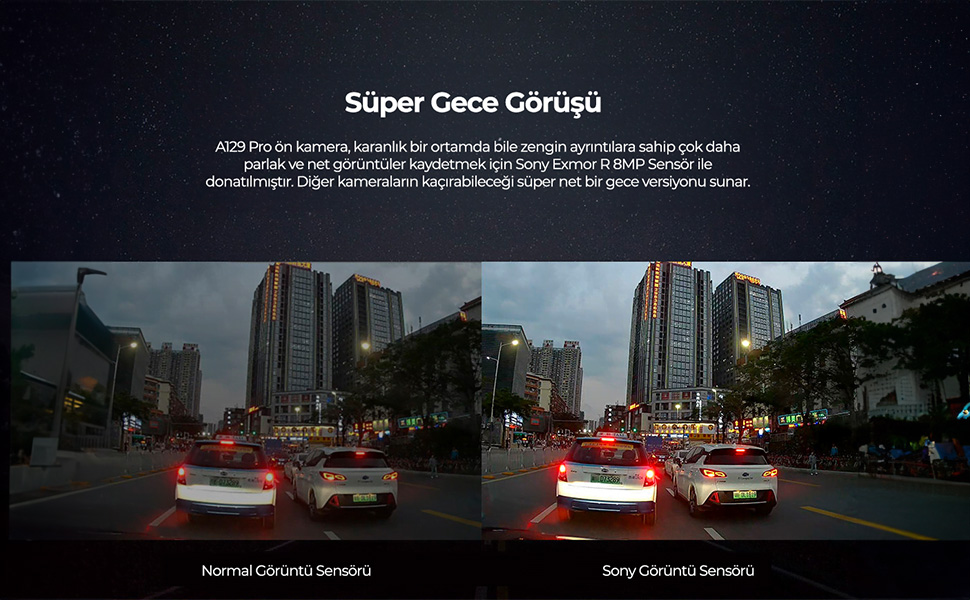 A129 Duo Pro,Viofo,A129 Pro, araç kamerası