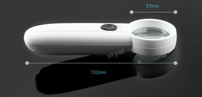 led ışıklı büyüteç