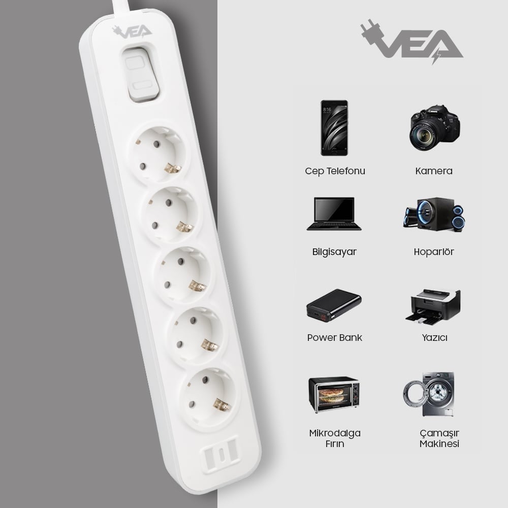 Vea Ve-Nova105 Priz Kullanım Alanları