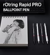 rOtring Rapid PRO tükenmez kalem | orta çizgi genişliği | siyah