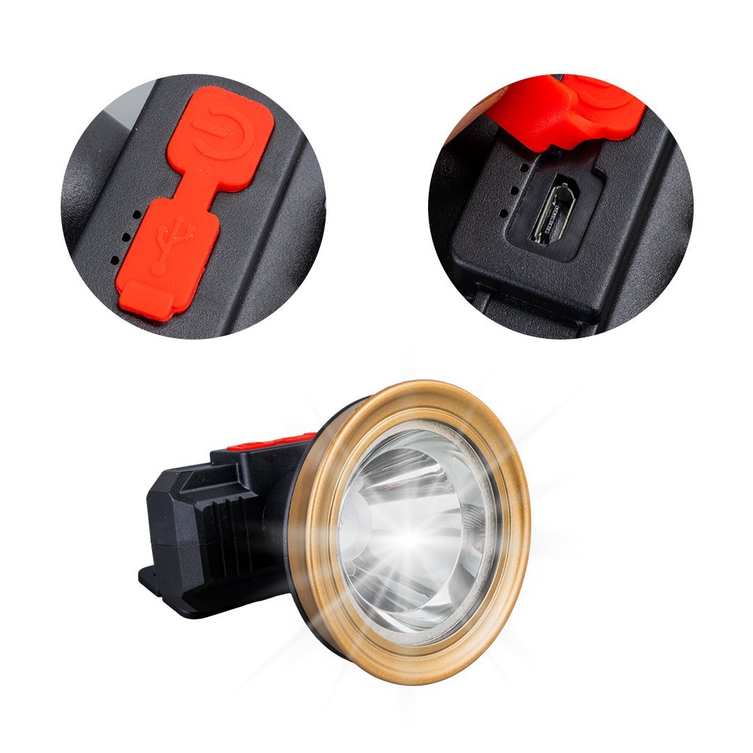 Powermaster MX-81003 USB Şarjlı 3 Modlu Kafa Feneri Lambası İçerik