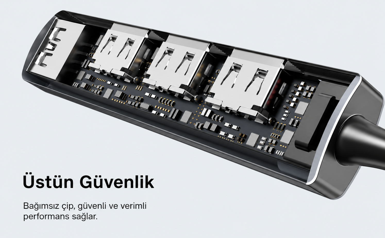 Unitek Type-C to 4 Port 1XUSB 3.0 - 3XUSB 2.0 Çoklayıcı (H1208B)