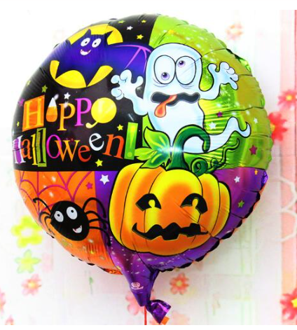 ANKAVERSE® Halloween Örümcekli Kabaklı Folyo Balon görseli