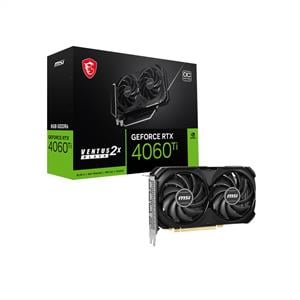 MSI GeForce RTX 4060 Ti VENTUS 2X BLACK OC 8GB 128Bit DLSS 3 Ekran Kartı