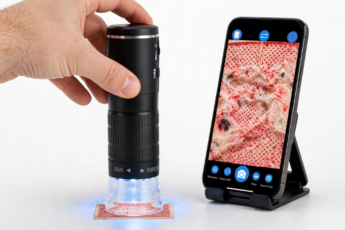 SmartScope ile posta pulu baskısının incelenmesi