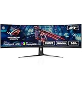 ASUS ROG Strix XG49VQ | 49 inç DFHD Kavisli Oyun Monitörü | 144 Hz, 4ms GtG, FreeSync2 HDR, Disp...