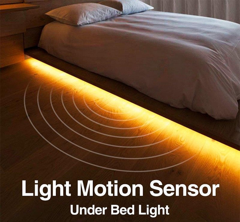 Powermaster Sensörlü Tek Kişilik Yatak Altı Led Aydınlatma