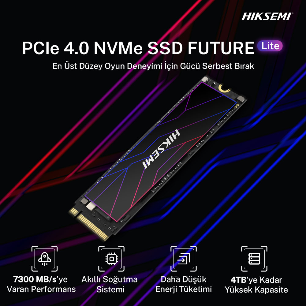Hiksemi Future Lite 4TB M.2 2280 NVMe SSD 7300 MB/s Okuma Fiyatı