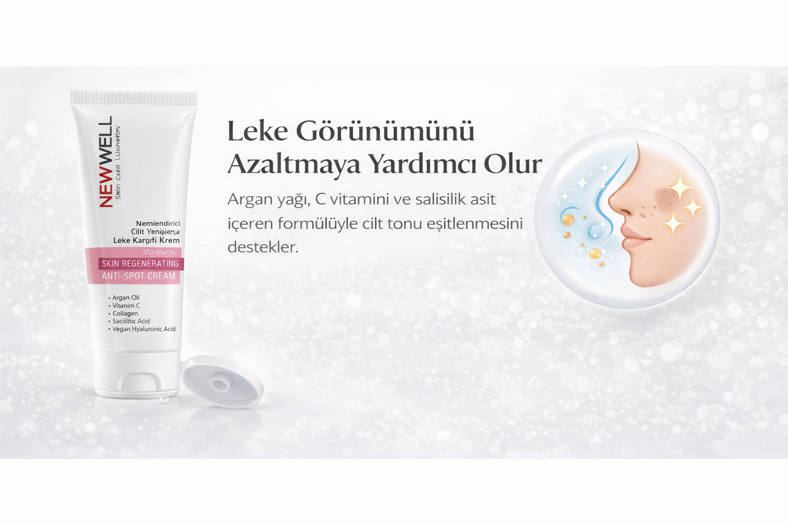 NEW WELL leke karşıtı krem ürün görseli