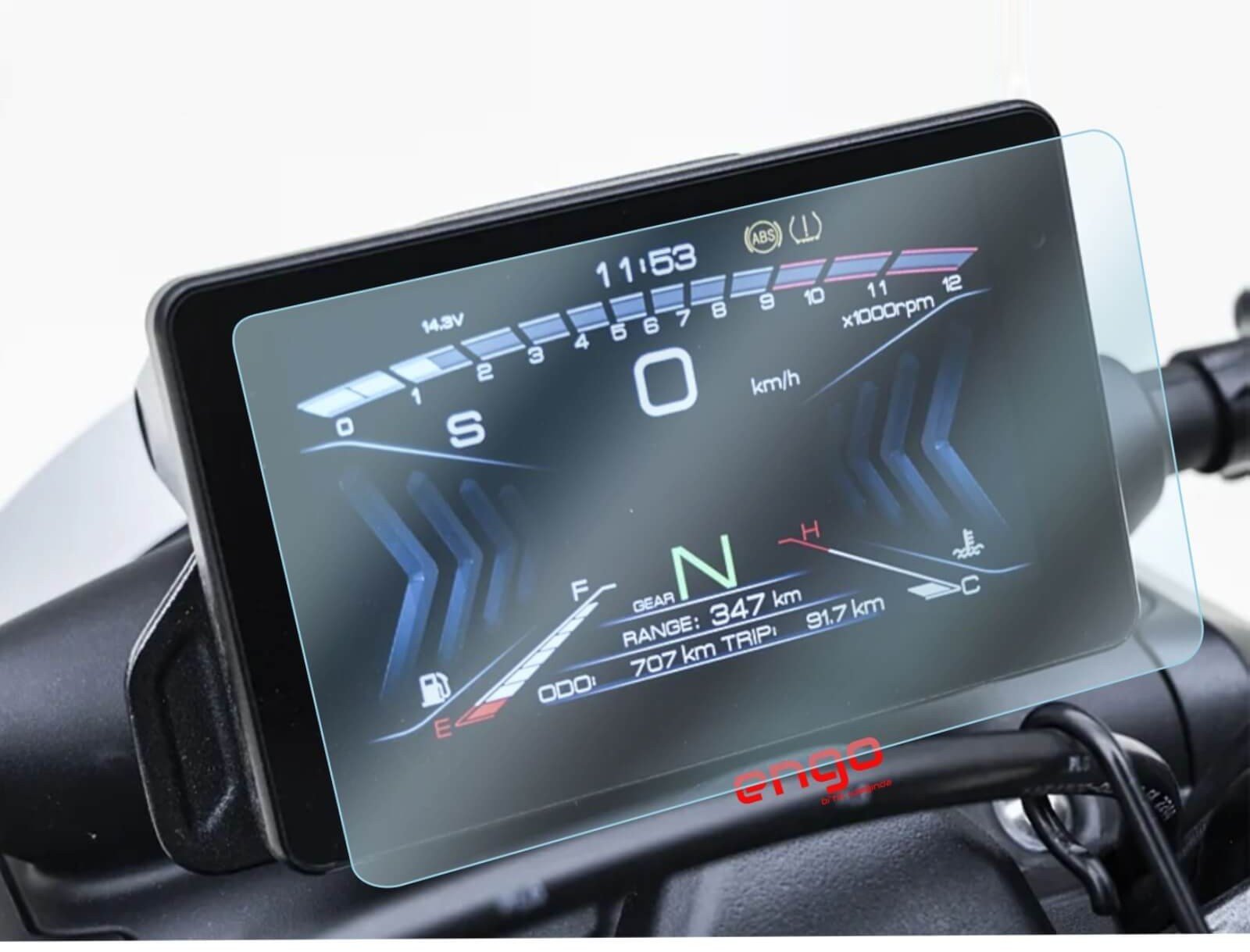 Zontes ZT-350T2 Ekran Koruyucu TFT Gösterge Parlak Nano