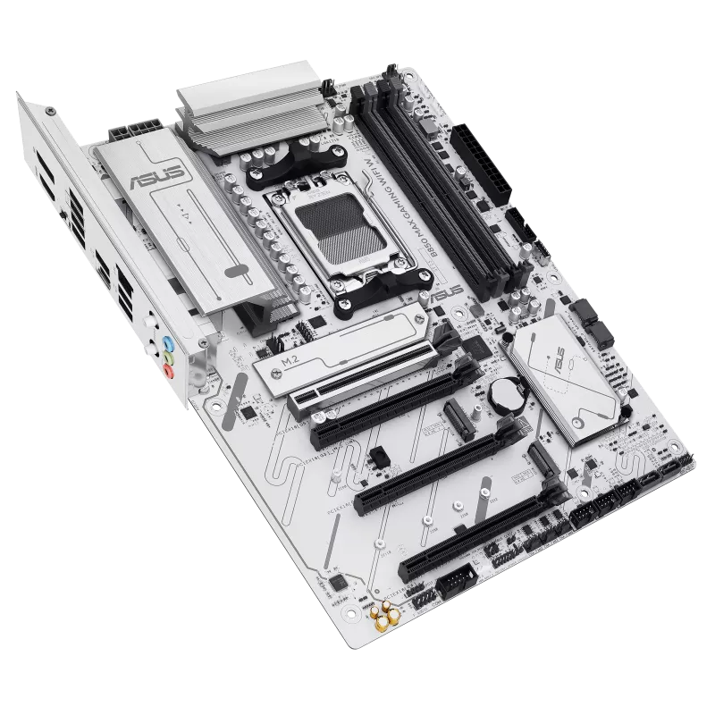 ASUS B850 MAX GAMING WIFI 7 AMD AM5 DDR5 ANAKART BEYAZ