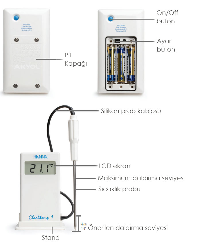 hanna problu termometre