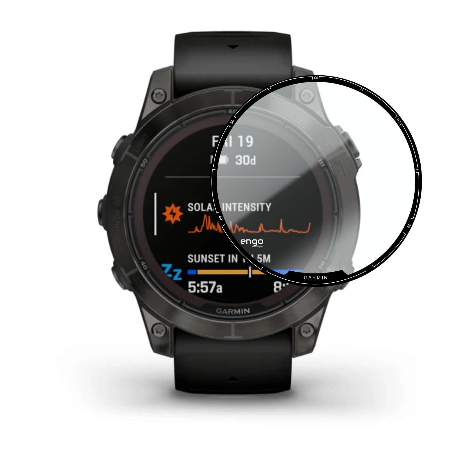 Garmin Fenix 7 Pro Ekran Koruyucu Flexible Tam Kaplama Engo